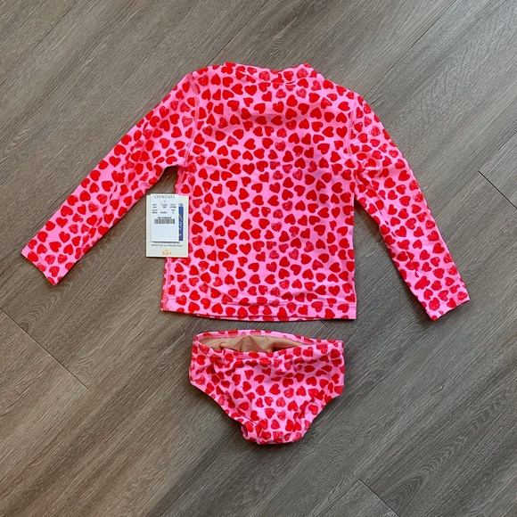 *NEW* J. Crew two piece girl’s swimsuit size 2 - Picture 3 of 6